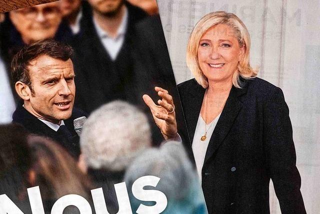 Im Fernsehduell wirkt Macron arrogant und Le Pen überfordert