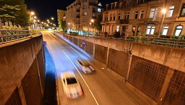 Bislang endet der Schtzenalleetunnel mitten in der Stadt.  | Foto: Michael Bamberger