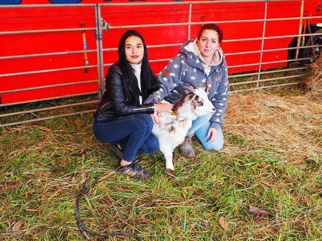 Jasmin Sudelius-Weisheit und Michelle ...nten in Rmmingen neue Kraft schpfen.  | Foto: Herbert Frey