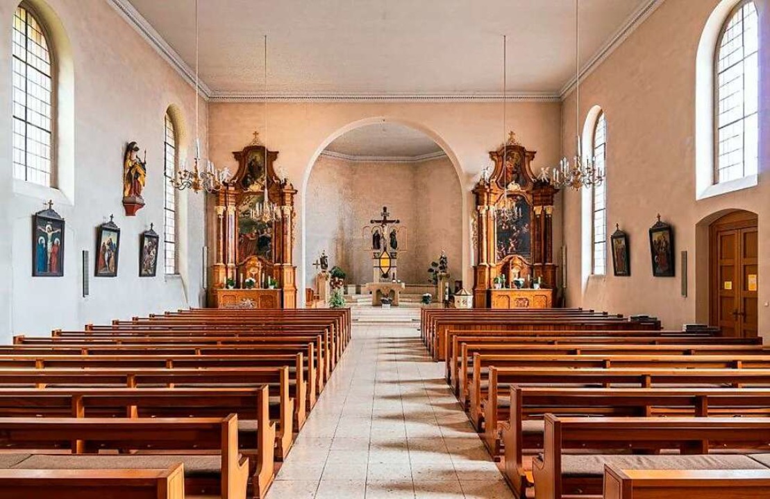 Der Innenraum der Kirche in Wasenweiler soll in drei Bereiche gegliedert werden.  | Foto: Erzbischöfliches Bauamt Freiburg