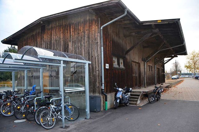 Museumsdepot mit Platzproblemen: Die d...terhalle am Bahnhof Efringen-Kirchen.  | Foto: Victoria Langelott