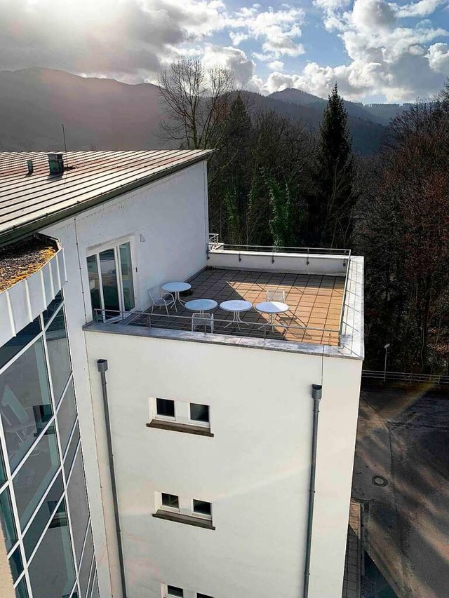 Die Dachterrasse der BDH-Klinik soll s...ammelt der Frderverein jetzt Spenden.  | Foto: VErein