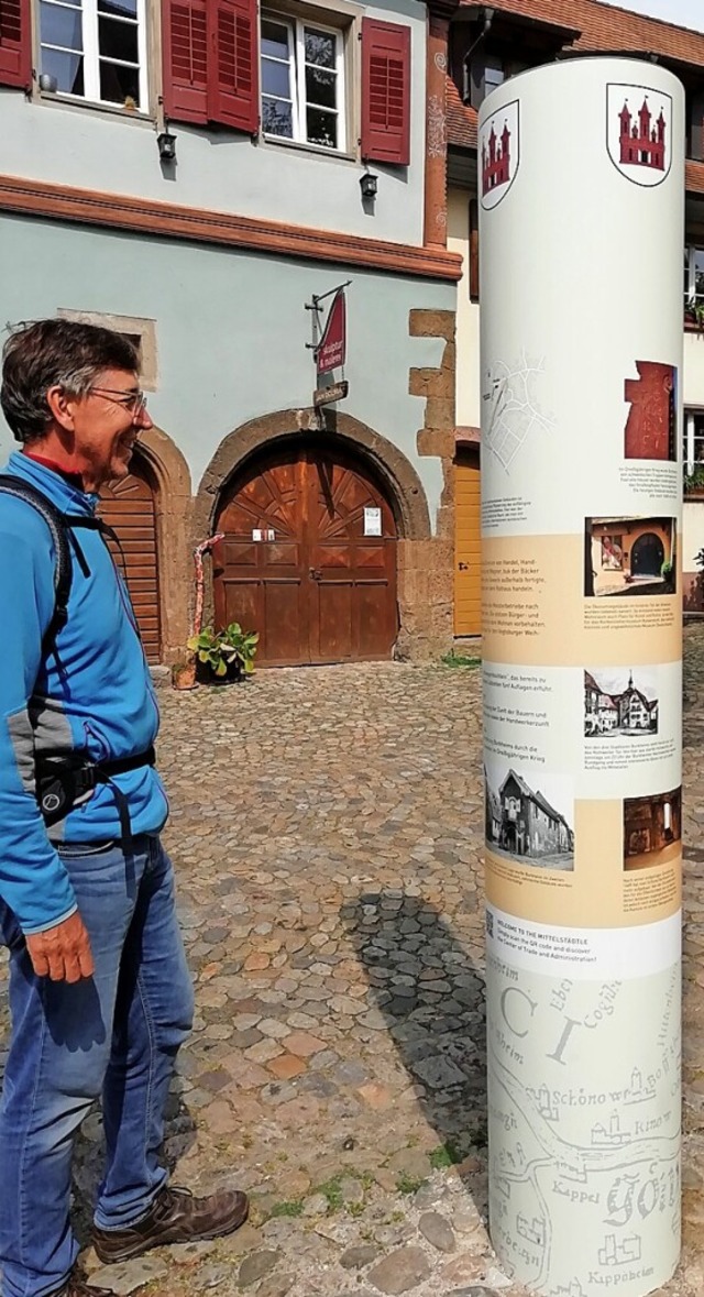 Die Gste des malerischen Winzerortes ...h an den neuen Rundstelen informieren.  | Foto: Sebastian Ehret