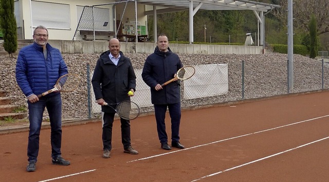 Der Tennis Club Bad Bellingen wird 50 ... Sebastian Billich (Vorstand Anlagen).  | Foto: Jutta Schtz