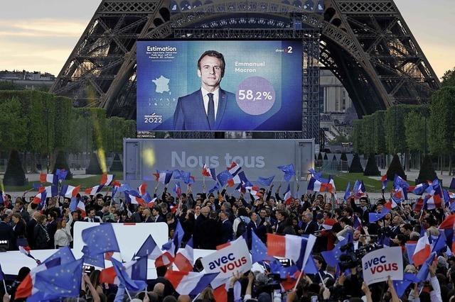 Macron gewinnt gegen Le Pen