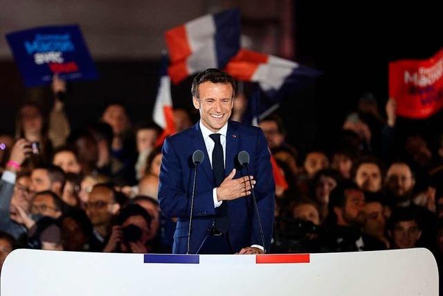 Macron gewinnt Stichwahl in Frankreich deutlich