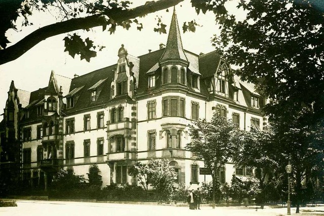 Diese Ansicht der Huser an der Ecke S... Talstrae (links) entstand etwa 1914.  | Foto: Archiv Manfred Gallo