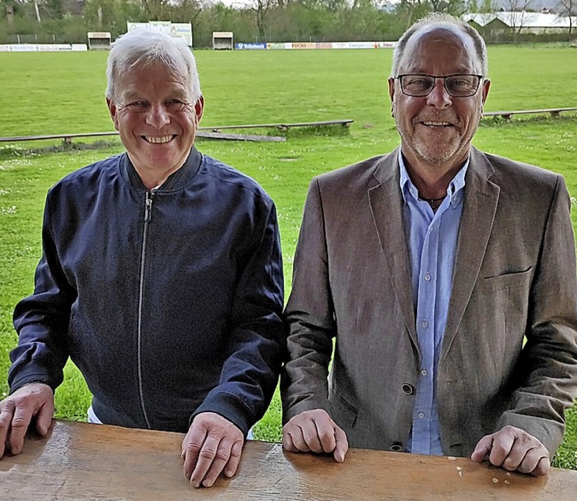 Jürgen Bendrich (r.) und Joachim Bilharz bilden das neue Führungsduo im SVK .   | Foto: Werner Schnabl