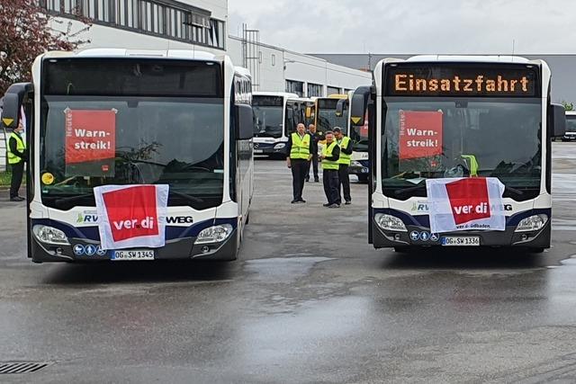 Warnstreik der SWEG: In Lrrach bleibt das Chaos aus