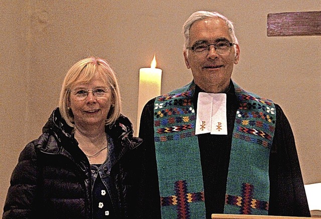 Ulrike und Arno Knebel  | Foto: Yvonne Rnzi