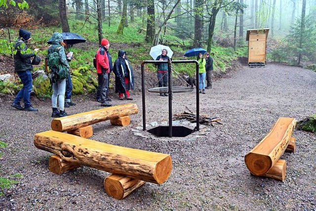 Das Trekking-Camp mitten im Wald  | Foto: Thomas Kunz