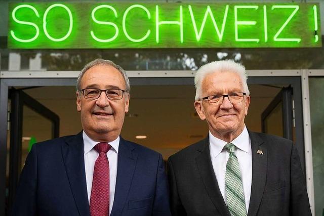 Bei Kretschmanns Besuch in der Schweiz liegt ein Hauch von Swixit in der Luft