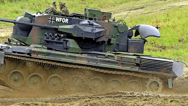 Die Bundeswehr hat den Gepard-Panzer bereits vor Jahren ausgemustert.  | Foto: Maurizio Gambarini