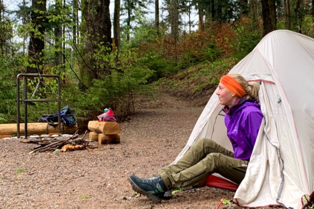 Zelten im Trekking-Camp