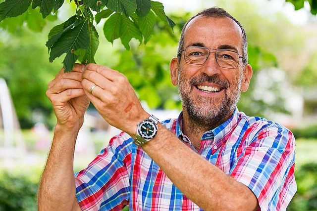 Volker Kugel fhrt die Gewinner ber die Landesgartenschau.  | Foto: Markus Palmer (SWR)