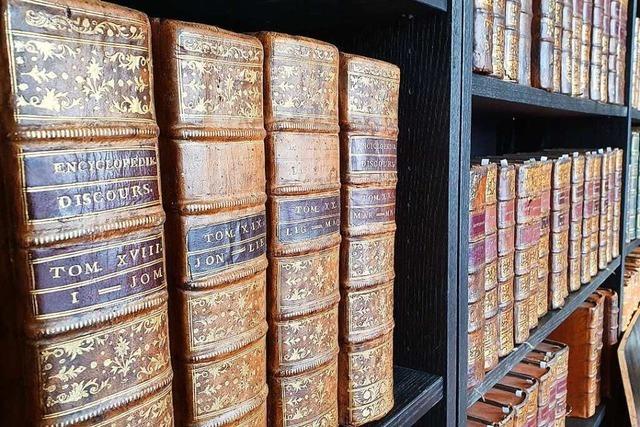 Schloss Beuggen birgt viele historische Schätze – auch Bücher