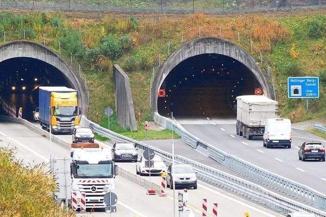 Arbeiten im Tunnel: A861 wird mehrere Nchte lang gesperrt