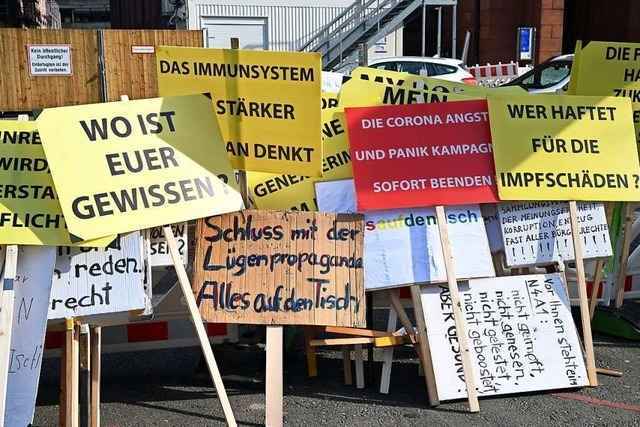 Die Wut der Querdenker kocht in S�dbaden weiter - trotz aufgehobener Corona-Regeln