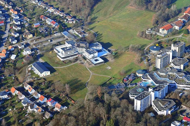 Das Bad Sckinger Kurgebiet: Rechts un...n das ehemalige Spital Bad Sckingen.   | Foto: Erich Meyer