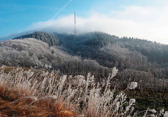 Der Fernsehturm auf dem Totenkopf im Nebel.  | Foto: Uwe Reinbold
