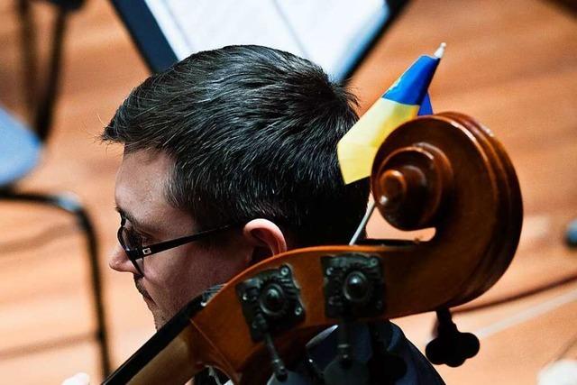 Wie das Kyiv Symphony Orchestra in Freiburg gegen den Krieg anspielt
