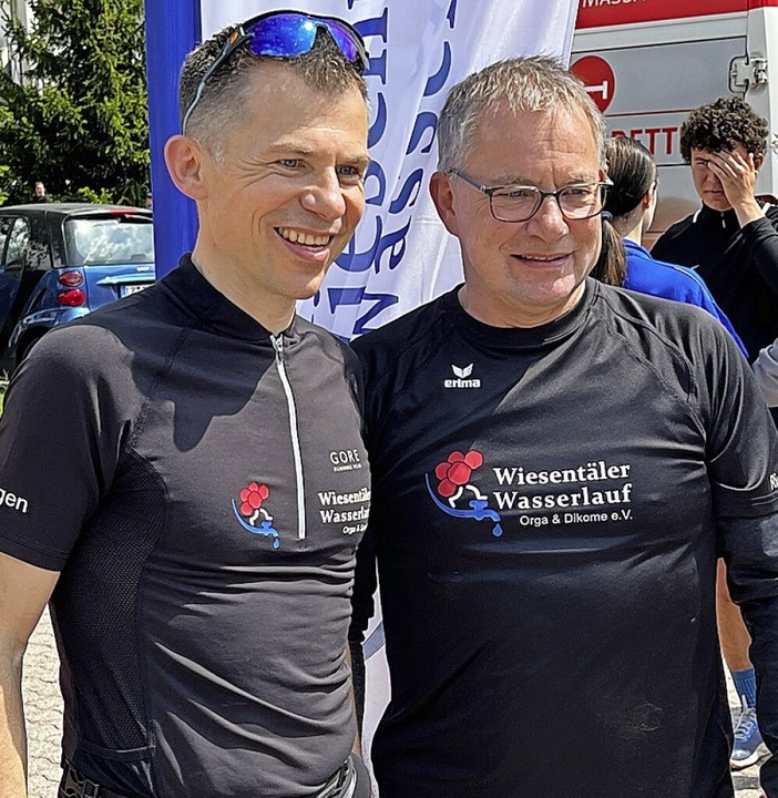 Jürgen Eckert (links) und Richard Renz sind zufrieden.   | Foto: Hans-Jürgen Hege
