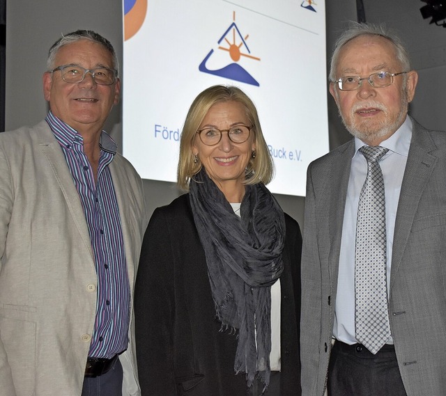 Der neue Vorstand des Frdervereins Ho...links), Sigrun Lachner und Anton Reize  | Foto: Thomas Loisl Mink