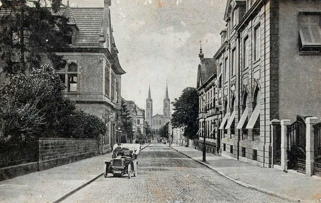 Beliebte Rennbahn der Auto-Frhzeit: D...n in Lahr. Die Aufnahme entstand 1910.  | Foto: Stadtarchiv Lahr