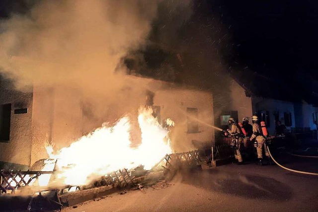 Groeinsatz in Elzach  | Foto: Feuerwehr Elzach