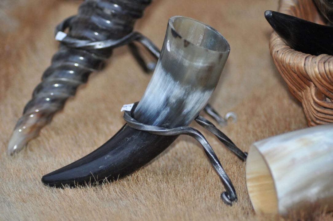 Ein mittelalterliches Trinkhorn. (Themenbild)  | Foto: Veranstalter