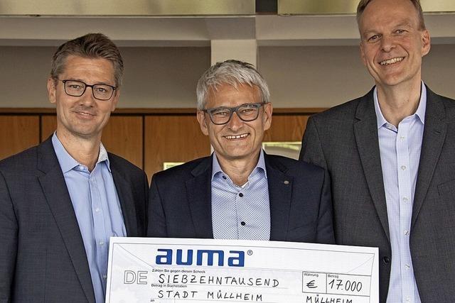 Auma spendet 17 000 Euro für Ukrainer