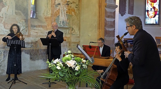 Das Barockensemble Willa Musica in der Blansinger Kirche  | Foto: Roswitha Frey