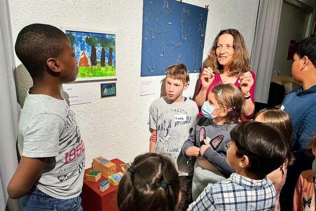 Lörracher Kinder schaffen lebendige Kunstwerke und Skizzenbücher