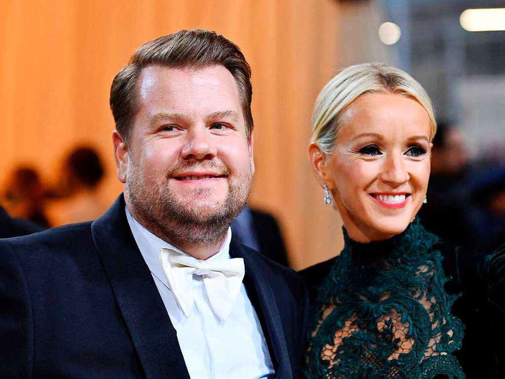 James Corden und Julia Carey