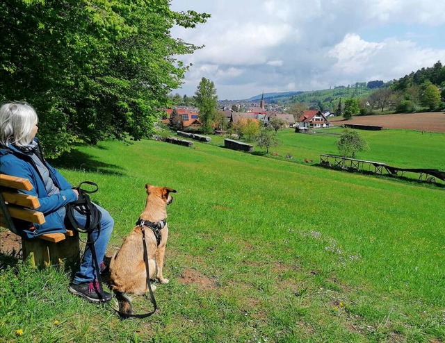 Der neue Stiefel-Rundweg rund um Sulz ...den Wanderern vielen schne Ausblicke.  | Foto: Dieter Fleig