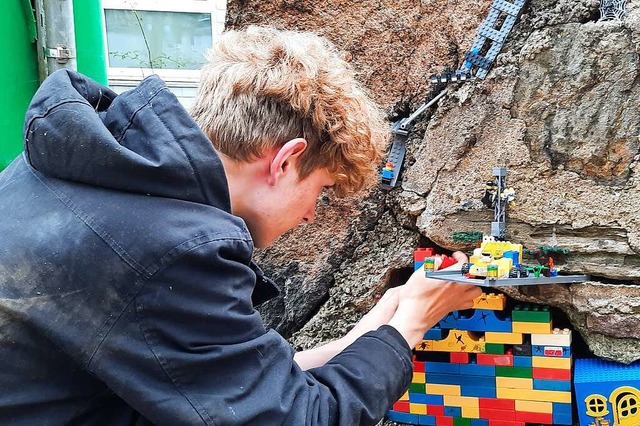 Streetart mit Legosteinen  | Foto: Heidrun Simoneit