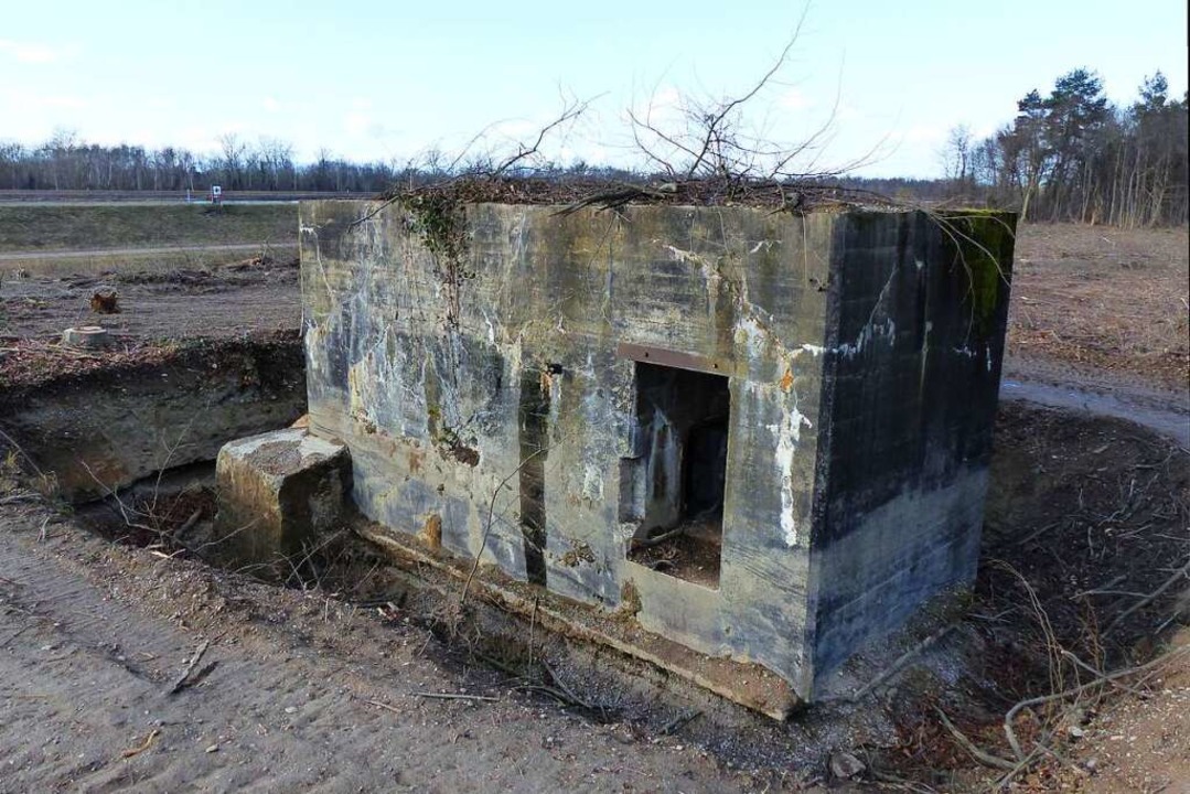 Der Abriss Des Westwall-Bunkers Bei Breisach Steht Kurz Bevor ...