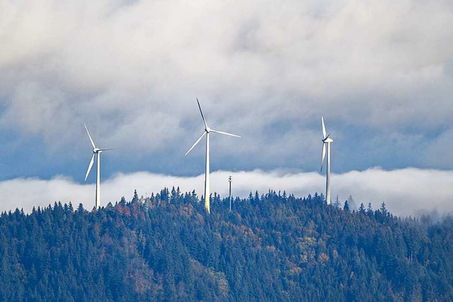 Die Windrder auf dem Rosskopf bei Freiburg  | Foto: Patrick Seeger