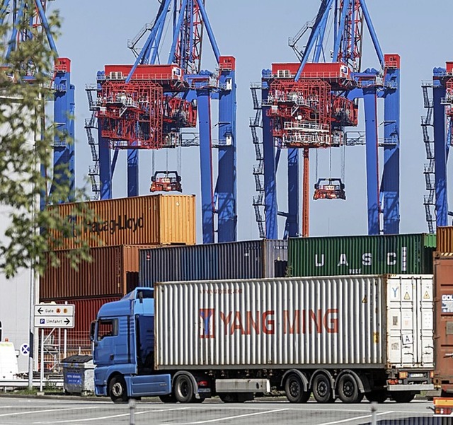 Tor zur Welt: der Hamburger Hafen  | Foto: Markus Scholz (dpa)