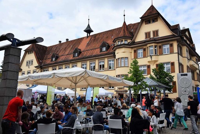 Eine gut besuchte Stadt wie hier beim ...fft sich die Servicegemeinschaft Wehr.  | Foto: Hildegard Siebold