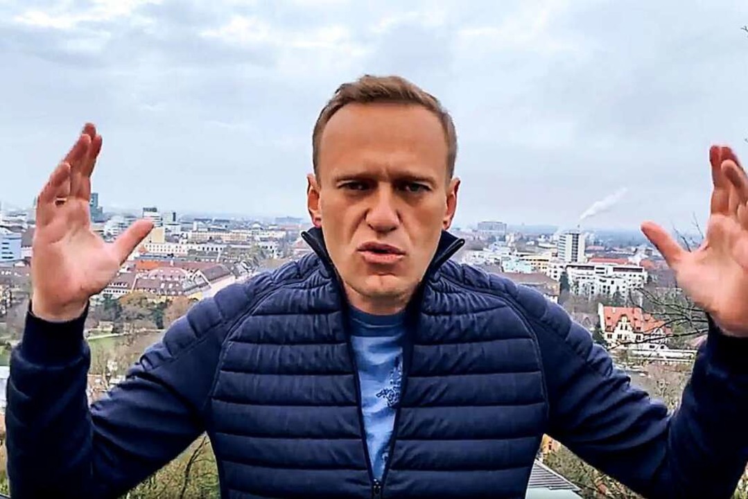 Alexei Nawalny bei einem Besuch in Freiburg 2021.  | Foto: Navalny Instagram Account (dpa)