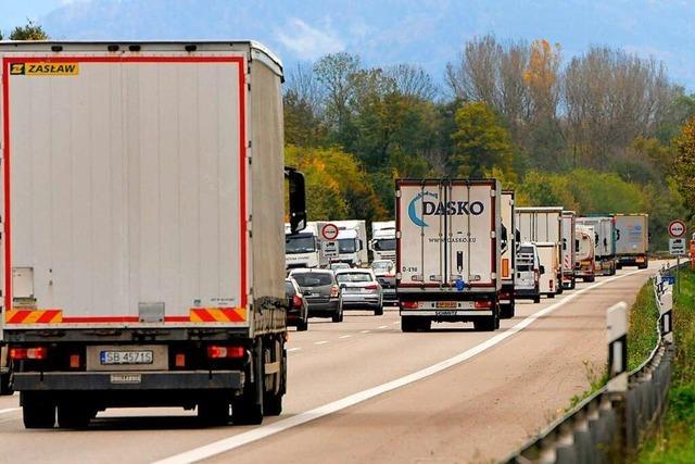 Autobahn A5 vom 11. bis 13 Mai nur mit einer Fahrspur