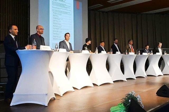 Neun Bürgermeisterkandidaten stellen sich in Schwanau den Bürgern vor