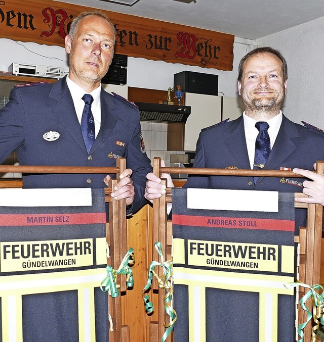 Der bisherige stellvertretende Abteilu... die  Feuerwehrabteilung Gndelwangen.  | Foto: Cornelia Selz