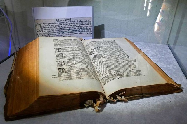 Ein Original aus dem 16. Jahrhundert h...tertal erstmals in einem Buch erwhnt.  | Foto: Frank Schoch