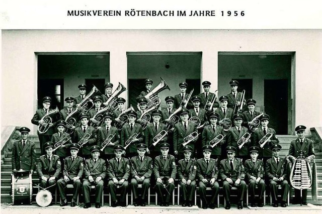 Der Musikverein Rtenbach  acht Jahre nach der erfolgten Neugrndung.  | Foto: Liane Schilling