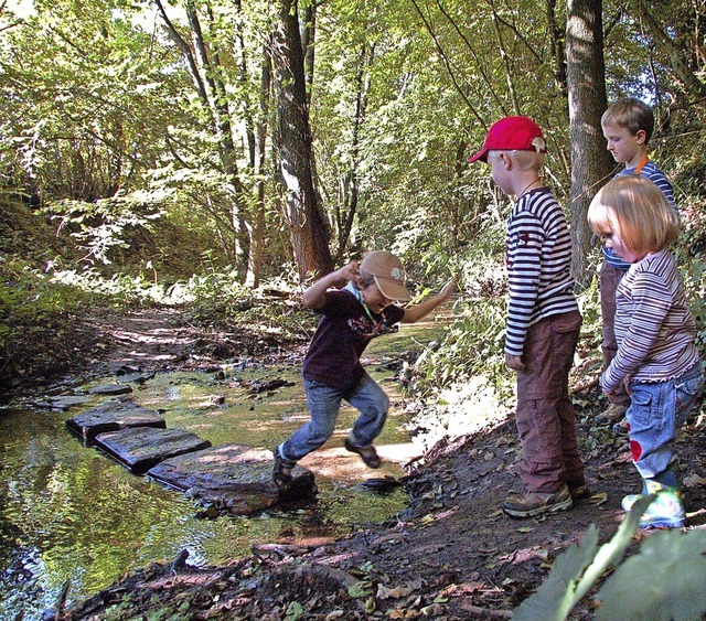 Der Wasserpfad durchs Sulzbachtal ist fr Jung und Alt ein Erlebnis.  | Foto: Anselm Buhoff