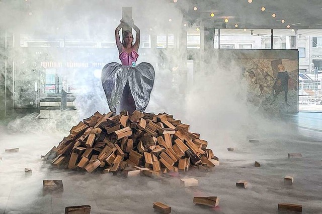 Annemarie Brntjen als &#8222;heilige Johanna&#8220;  | Foto: Natalia Mleczak