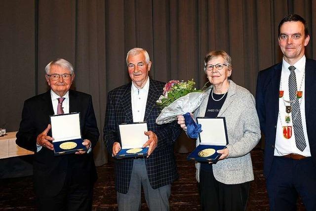 Drei Medaillen für drei Engagierte bei der Friesenheim-Gala