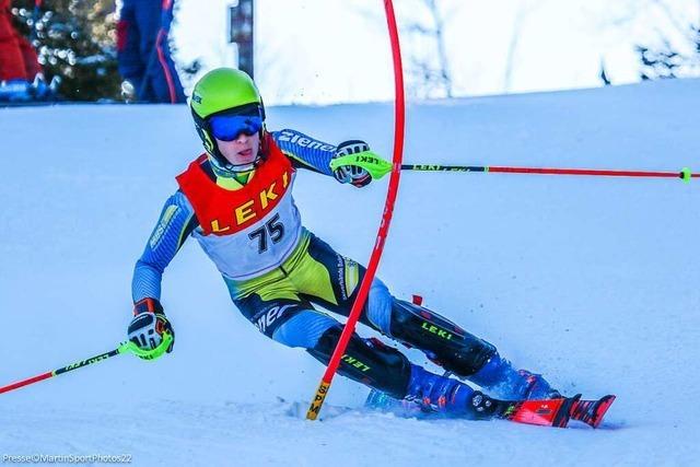 Mit zwei Jahren stand Pius Burger schon auf Skiern – jetzt sammelt er Erfolge